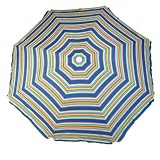 Deluxe 6 ft Beach Umbrella by Rio - UPF 100+