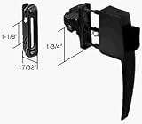 Black Screen and Storm Door Push Button Latch 1-3/4 Screw Holes