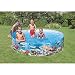INTEX SnapSet Deep Blue Sea 8ft x 18in Kiddie Pool, Non-Inflatable