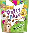 Friskies Party Mix Cat Treats, Treasure Island, Salmon, Shrimp and Tuna Flavors, 16-Ounce, 1-Pack