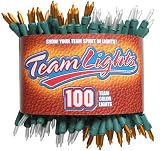 TeamLights Orange and White Decorative Light String in Sports Package
