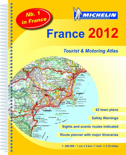 Produkt-Bild: France Atlas 2012 (Michelin Tourist & Motoring Atlases)