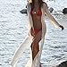 Tenflyer Women Sexy Long Slit Beach Bikini Cover-up Dress