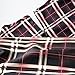 Women's Long Sleeve Tartan Plaid Retro Cocktail Party Dress