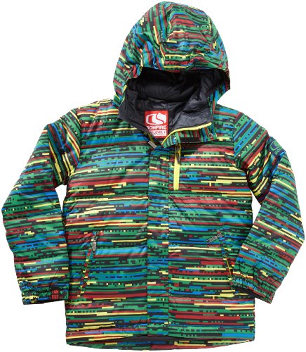 Bonfire Kinder Jacke Cronos Down, black, M, L12655600 Preisvergleich