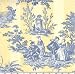 P Kaufmann Toile Brewster Cornflower/Yellow