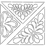 Triangular Designs Quilting Stencil