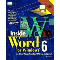 Inside Word 6 for Windows