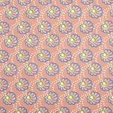 V&A Fabric - Scallop (Coral)