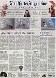 Produkt-Bild: FAZ Frankfurter Allgemeine Sonntagszeitung