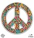 Floral Pattern Peace Sign - 5