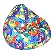 Monster Design Kid's Large Juvenile Print Beanbag By Elite Furniture