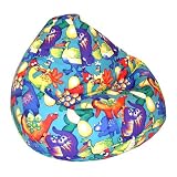 Monster Design Kids Large Juvenile Print Beanbag By Elite Furniture