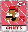 Kansas City Chiefs NFL Triple Woven Jacquard Throw (Baby Series) (36"x48")