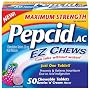 Pepcid AC Acid Reducer (20 mg), Maximum Strength, Berries N' Cream, 50-Count EZ Chews