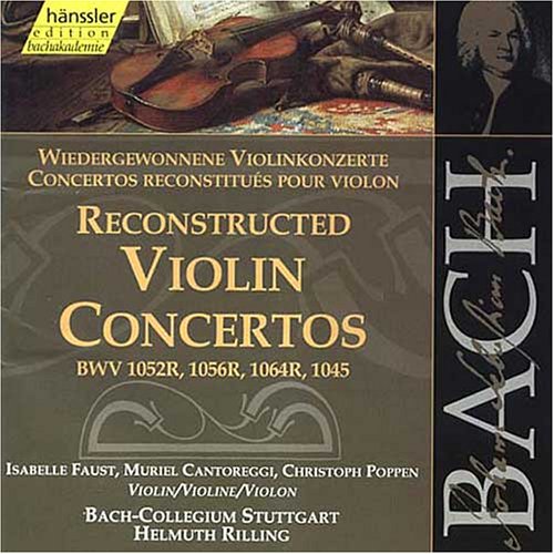 Produkt-Bild: Edition Bachakademie Vol. 138 (Wiedergewonnene Violinkonzerte BWV 1052R, 1056R, 1064R, 1045)