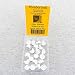 WONGM041 White Cat Eye Marbels 14mm Glass Marbles Pack of 20