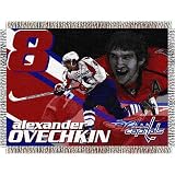 Alexander Ovechkin #8 Washington Capitals NHL Woven Tapestry Throw (48x60")"