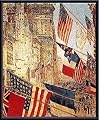 Allies Day, May 1917, Framed Art Print by (Frederick) Childe Hassam