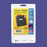 Avery Print or Write Multi-Use Labels - Removable adhesive labels - white - 4 in x 6 in - 40 pcs.
