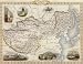1800's THIBET MONGOLIA MANDCHOURIA CHINESE WALL MAP SMALL VINTAGE POSTER REPRO