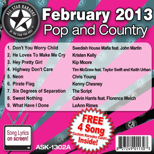Calvin Harris - All Star Karaoke February 2013 Pop And Country Hits A (Ask-1302a) - Zortam Music