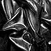 Metallic Spandex Fabric 02-Black