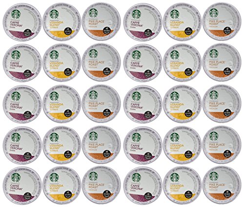 Starbucks coffee k-cups for keurig brewer 30 piece vari…