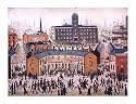 VE Day Celebrations fine art print by L.S Lowry, 67cm x 55cm