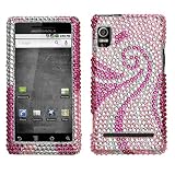 Phoenix Tail Diamante Protector Faceplate Cover For MOTOROLA A955(Droid 2), R2D2(Droid)