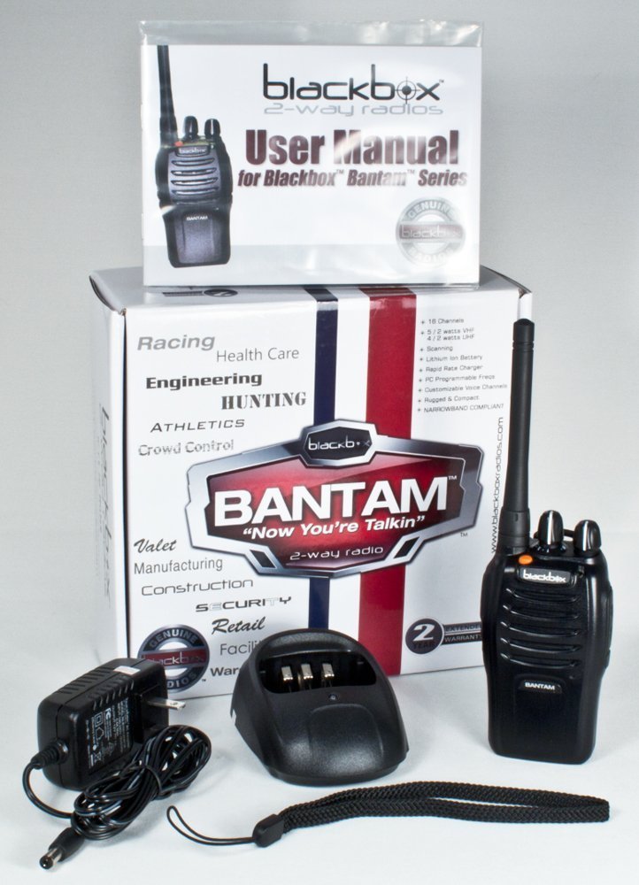 Amazon.com : Blackbox BANTAM-UHF Two-way Radio with Kenwood K1 2 ...