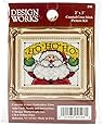 Tobin HO HO HO Ornament Counted Cross Stitch Kit, 2-Inch x 3-Inch