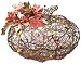 GKI Bethlehem Lighting 12-Inch 20-Light Twig Rattan Pumpkin, Battery Operated