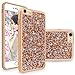 iPhone 6 / 6S Case, Cellularvilla [Slim Fit] Luxury Bling Jewel Rock Crystal Rhinestone Diamond Case [Shockproof] Dual Layer Protective Cover for Apple iPhone 6 / iPhone 6S 4.7 inch (Champagne Gold)