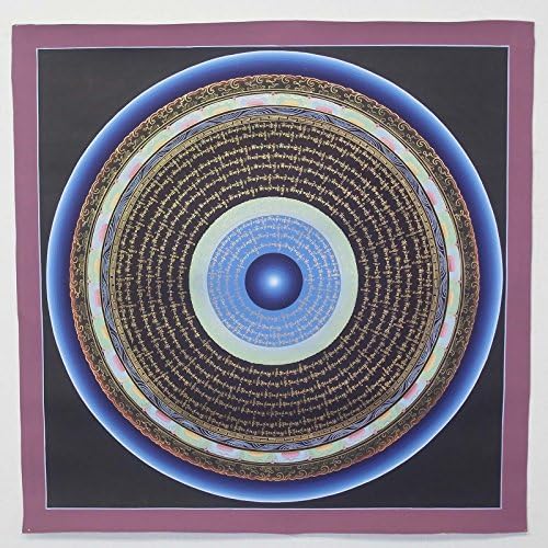 Mantra Mandala Tibetan Thangka for Meditation 26.02" x 25.82 SM-28