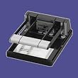 Stanley Bostitch 2-3 Hole Adjustable Extra Heavy Duty Antimicrobial Hole Punch, 160 Sheet Capacity, Black (03200)