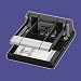 Stanley Bostitch 2-3 Hole Adjustable Extra Heavy Duty Antimicrobial Hole Punch, 160 Sheet Capacity, Black (03200)