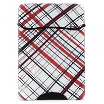 Contour Design 13" Macbook Air Laptop Sleeve - reversible Multi Color Plaid to black