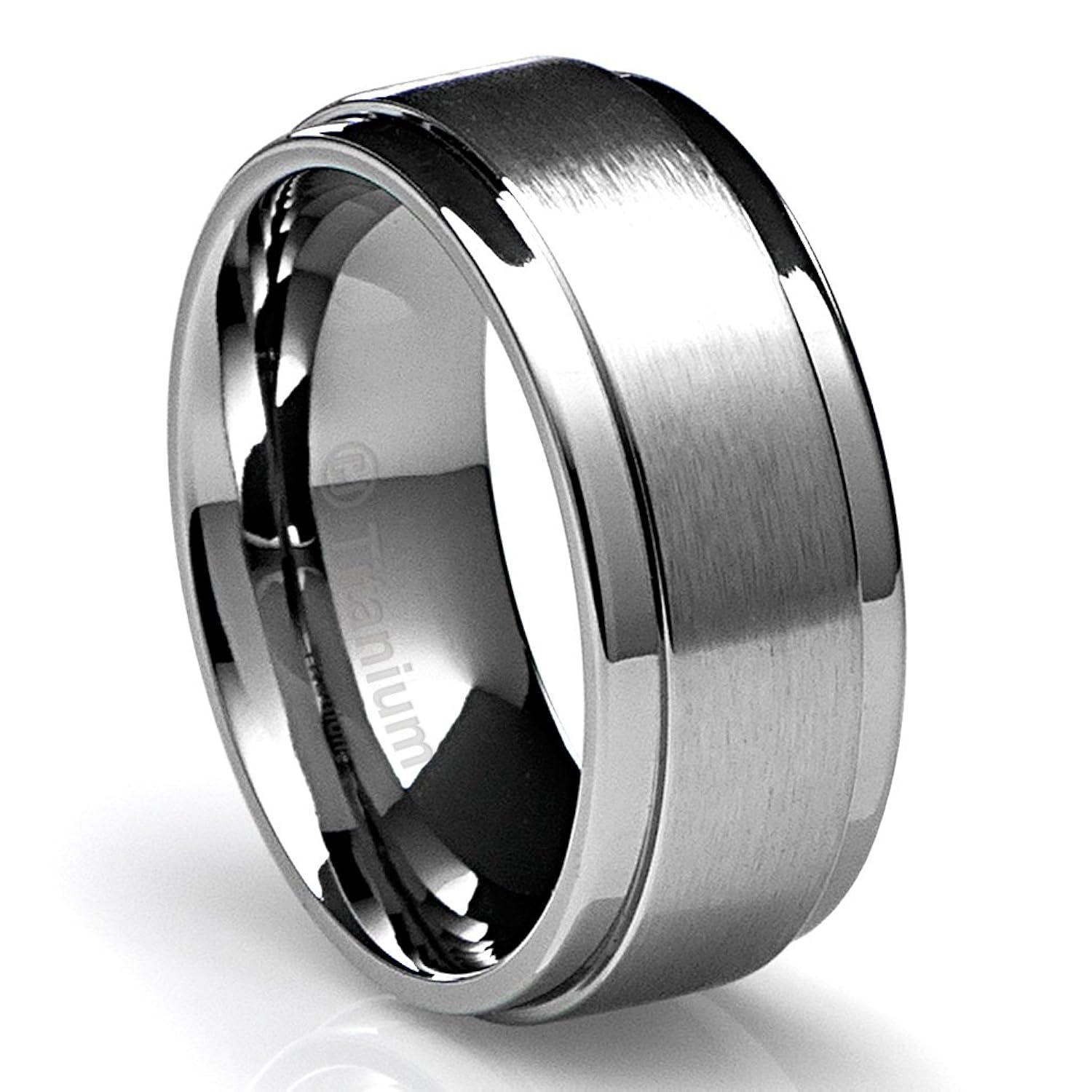 men's 10mm custom size wedding ring