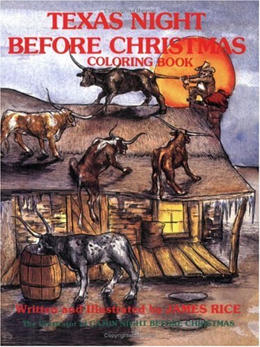 Texas Night Before Christmas Coloring Book (The Night Before Christmas Series)