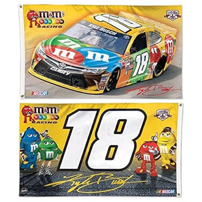 Kyle Busch M&M 18 2 Ply Flag