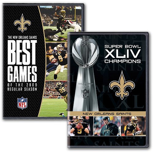 Warner Brothers New Orleans Saints Super Bowl XLIV Champions DVD Set