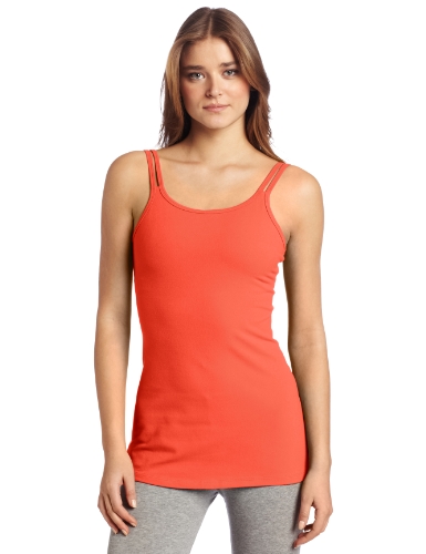 Beyond Yoga Women's Long Double Strap Cami Top, Medium, Fire On Sale