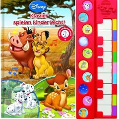 Disney - Klavier spielen kinderleicht!, Pappbilderbuch mit Klaviertastatur