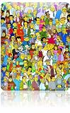 Skinit Protective Skin (Fits Latest Apple iPad); The Simpsons Cast