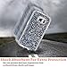 S6 Case, Galaxy S6 case, Cellularvilla [Slim Fit] [Hybrid] Luxury Bling Jewel Rock Crystal Rhinestone Diamond Case [Shockproof] Dual Layer Protective Cover for Samsung Galaxy S6 (Aqua Blue Silver)