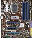 MSI X58 Pro Core i7/Intel X58/6DDR3-1333/ATI CrossFireX/GbE/R/A/1394/ATX Motherboard