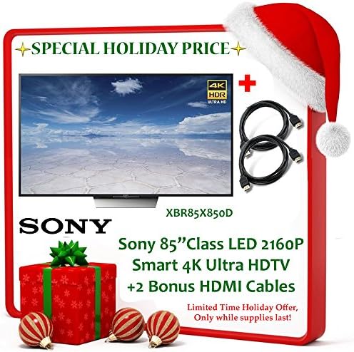 Black Friday Deal Brand New! Sony 85" Class LED 2160P Smart 4K Ultra HDTV XBR85X850D + 2 Bonus HDMI Cables!