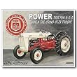 Nostalgic Ford Tractors Tin Sign : Power