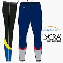 Viga Men's Running Ultra Impulse Tights (Size: Medium) (Colour: Navy Blue / Silver / Red )